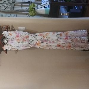 Calvin Klein floral midi dress.